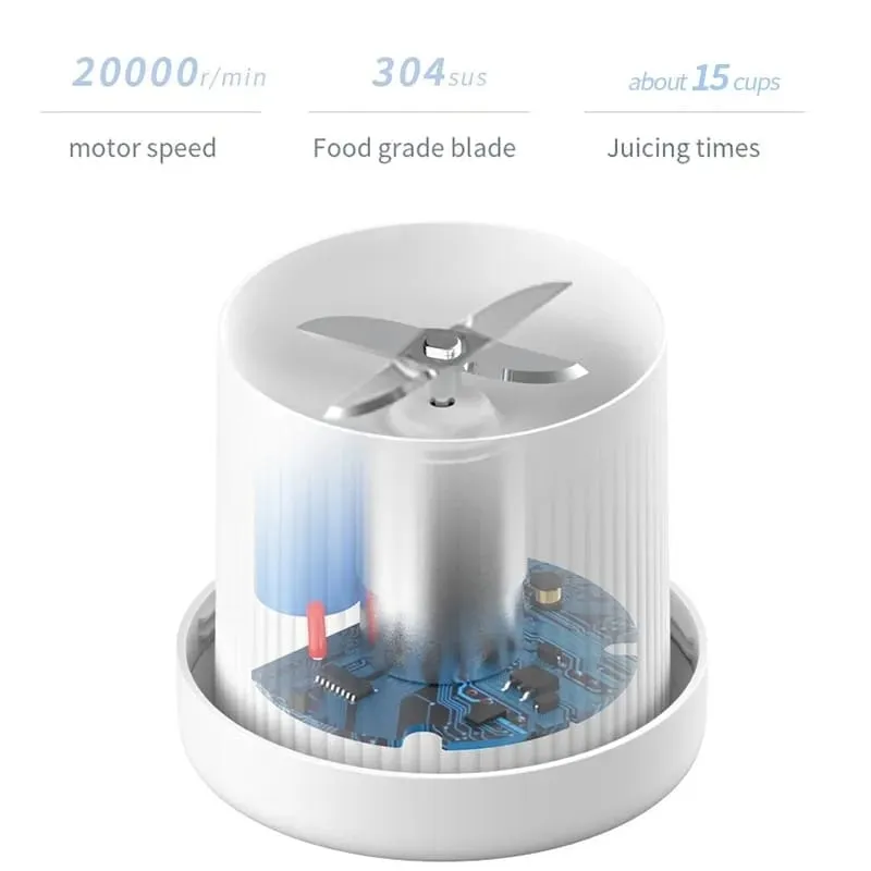 Portable and Electric Blender Bottle Juicer for