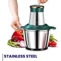 Multifunctional Electric Chopper Machine 3L / 2L Stainless Steel 1000W 3 Speed Control with 4 Blades Food Processor, Meat Grinder, Qeema Machine, Hand Chopper, Blender Machine, Vegetable Cutter, Mixer for Kitchen Accessories. 