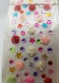 ART AND CRAFT BUTTON STICKERS PACK. 
