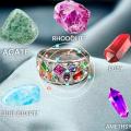 Torina Crystal Quartz Ionix Ring Ionix Therapy Quartz Crystal Ring For Weight Loss Lymph Drainage Magnetic Therapy Ring Women. 