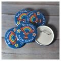 10 pcs 58mm Custom badges, personalised badge, design your own badge, logo badge, promotional badge, charity badge, hen night badges 58mm badge,. 