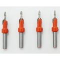 LKPCIGCXM 5Pcs Wood Hole Drill Bit,8MM Shank Countersink Drill Bit Router Bit,Wood Working Counter Sink Drill Bit Set Screw Cutter. 