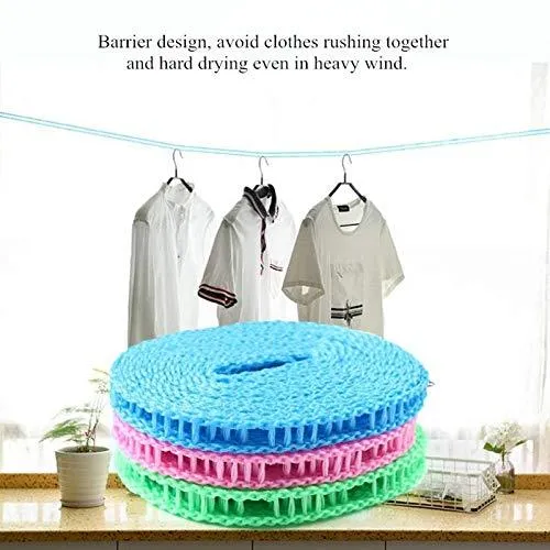 5 Meters Clotheslines Clothes Dryer Outdoor Cloth Hanging Rope Windbreak Non-slip Clothesline