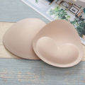 1 Pair Woman Swimsuit Pads Sponge Foam Push up Enhancer Chest Cup Breast Swimwear Inserts Triangle Bra Pad. 