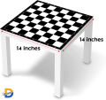 Chess Board Game Sticker 14x14in player board game. 
