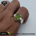 Natural Peridot Stone Ring , Handmade Peridot Ring , 925 Silver Ring With Peridot Gemstone. 