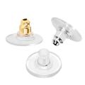 Silicone Earring Backs Pack of 100pcs Stopper, Safety Back. 