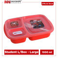 Meal It Lunch Box Large 1000 ML (With Three Portions) For Office/School/College. 
