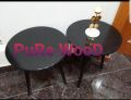 BLACK ROUND Stylish Side TABLE Coffee Table (Stool)  Home Decor. 