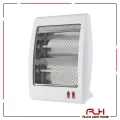 Electric Room Box Heater - 400W / 800W - 2 Halogen Heating Rods with Safety Tip Over Protection. 