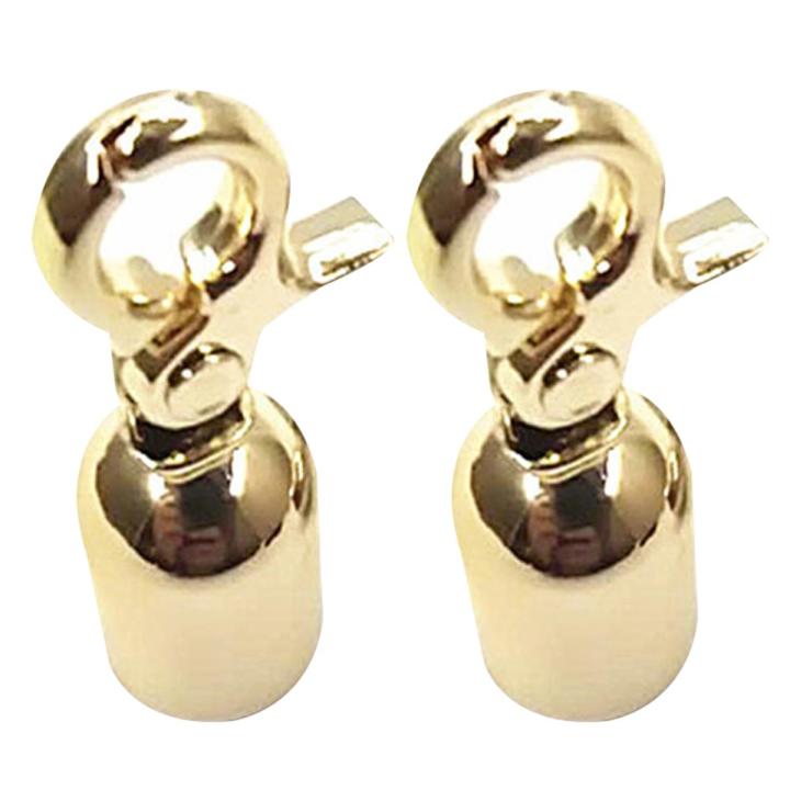 2Pcs Rope Barrier End Stopper with Hook Bag Making Hardware Fitting Accessory