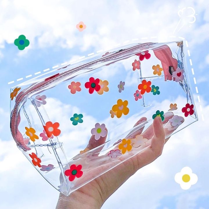 PVC Stationery Transparent Beauty Case Women Bag Waterproof Makeup Bag