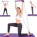 Portable Gym Pilates Studio For Workout With Resistance Band Adjustable Exercise Stick. 