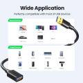UGREEN USB Extender, USB 2.0 USB 3.0 Extension Cable Male to Female USB Cable High-Speed Data Transfer Compatible with Webcam, Gamepad, USB Keyboard, Mouse, Flash Drive, Hard Drive, Oculus VR, Xbox. 