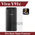 2Pcs Vivo Y91c Back Cover  Vivo Y90 Back Matte Protector Premium Quality Soft Skin Sheet Soft Film Protection For Vivo Y91c  Vivo Y90. 
