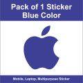 Apple Vinyal Cut Logo Sticker, Mobile and Multipurpose sticker Pack of 1 Sticker. 