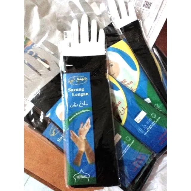 1%20Pair%20Plain%20Muslim%20Oversleeves%20Abaya%20Hijab%20Islam%20Islamic%20Sleeves%20Arm%20Cover%20-%20Image%209