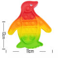 Planet X - Bubble Fidget Spinner - Dancing Penguin Parade (5"). 