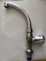 Wash basin side pillar cock pvc plastic brass spindal. 