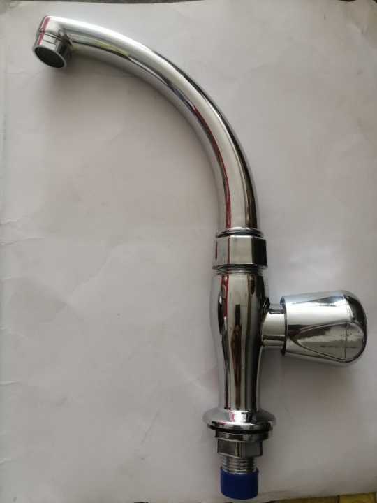Wash basin side pillar cock pvc plastic brass spindal