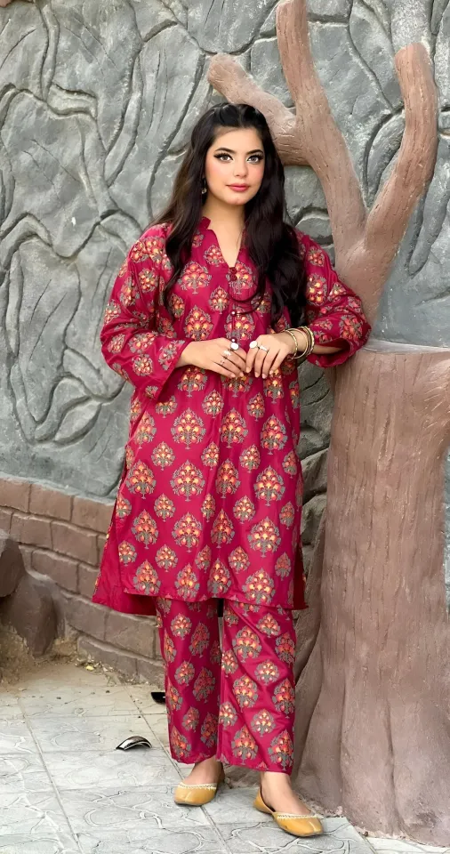 B.K Clothing New Lawn Dress for Women Bindi Stylish 2pcs Suits Daraz.pk