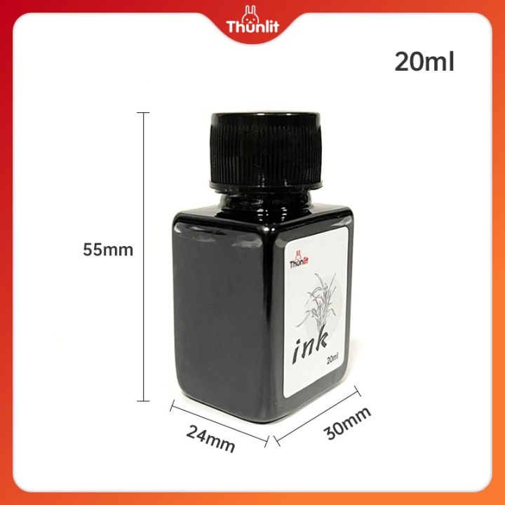 Thunlit%20Fountain%20Pen%20Ink%2020ml%20Black%20Bottle%20Ink%20Smooth%20Writing%20-%20Image%208