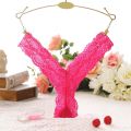 Women  G String Transparent Lace  Briefs Underwear T-back Seamless Panties. 