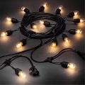 20 Holders Outdoor Waterproof String Hanging Lamp with Filament Bulbs. 