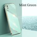 For Xiaomi Redmi 9A Back Cover Luxury 6D Plating Soft Case Camera Lens Protection Square Frame Silicone Glossy Shockproof Mobile Phone Cases. 