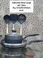 Induction base Nonstick Cooking set 12pcs Large Size Handi Karhai Saucepan frypan Tawa cooking stick set 3pcs. 