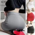 ECHIDNA Women Mini Skirt Ultrathin Skinny Mini Skirt Solid Color Low-rise See-through Hip Lifting Short Women Clubwear Ultrathin Skinny Mini Skirt. 
