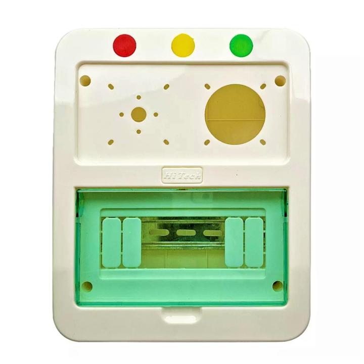 Electrical Distribution Box 8 Breakers+Change Over Volt Meter Breaker Box for Solar System- Circuit Breaker Box Wall Mounted Open Box