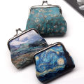 Vintage Printing Coin Purses Girl Hasp Zero Wallet Ladies Clutch Change Purse. 