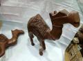Camel Sets 4 Pics Wooden Handicrafts Carving. 