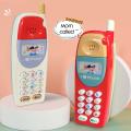 Kids Learning Toys Baby Mobile Phone Toy English Machine With Light Musical Babyphone Children Educational Toys Babies Telephone. 