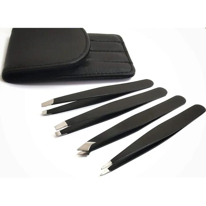 4Pcs/Set%20Professional%20Eyebrow%20Tweezers%20Eyebrow%20Hair%20Removal%20Clip%20Makeup%20Sets%20Eyelash%20Extension%20Eyelash%20Tweezers%20Beauty%20-%20Image%204