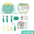 VANYEH Medical Equipment Shoulder Bag Playhouse Toy Funny Family Nurse Bag. 