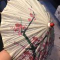 Art Umbrella Chinese Silk Cloth Umbrella Classical Style Decorative Umbrella  Paper Painted Parasol Umbrella. 