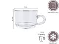 Premium Set of Cups and Saucer | Tea Cup Set with Saucer Set of 6 | Pirch Piyali Set. 