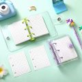 2Sets 3 Ring Binder Covers with Binder Inner Paper Bag (Green,Purple). 