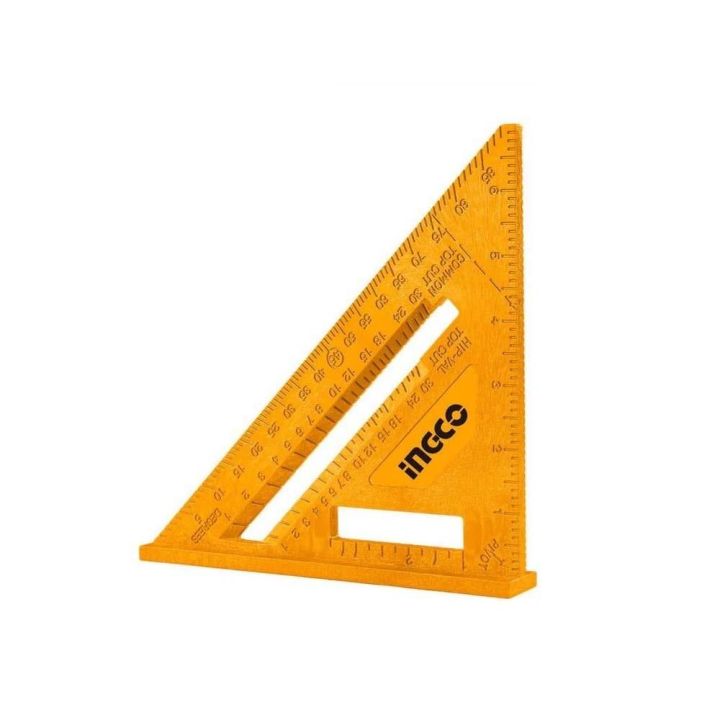 INGCO%20Angle%20Square%207x7"%20Beveled%20edge%20,%20speed%20square%20,%2090%20Degree%20Positioning%20Squares%20,Right%20Angle%20,%20Triangle%20Ruler%20-%20Image%204