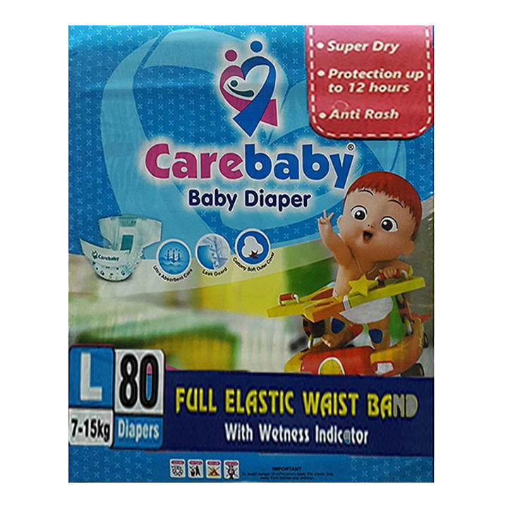 Carebaby diapers-jumbo pack-L (4)-80 PCS
