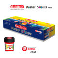 Goldfish Poster Colors 30ml 12 pc Colour Box Set for Bold and Lively Artworks. 
