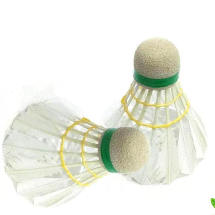 Pack of 12 Feather Shuttle Cocks - White