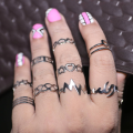 Adjustable Finger Rings for Girls - Silver Colour - Attractive ring Colors for Women gift Jewelry. 