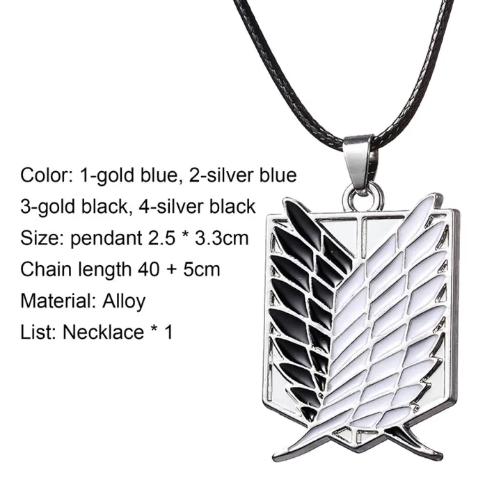 <wholesale>Necklace%20Funny%20Creative%20Attack%20On%20Titan%20Anime%20Cosplay%20Necklace%20for%20Women%20-%20Image%209