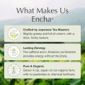 Encha Ceremonial Grade Matcha Powder - Organic First Harvest Japanese Matcha Green Tea, Matcha Tea From Uji, Japan (60g/2.12oz). 