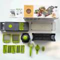 16-in-1 Mandoline Slicer & Vegetable Chopper | Multifunctional Grater, Cutter, Dicer & Shredder for Fast Food Prep. 