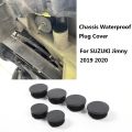 Chassis Cap-6 * Chassis Plug Covers-Black. 