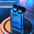 M6 TWS Bluetooth 5.1 Wireless Earphones With Binaural Separation Design And CVC8.0 Noise Reduction Version Built In Micphone. 